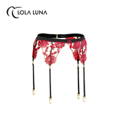 法国lolaluna艺术内衣 烈焰之火 低腰超薄诱惑性感女人味吊袜带