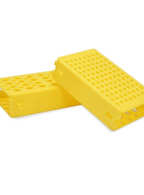 白鲨 BS-CTR-150-DEY 0.2/1.5ml 可拆式离心管架 PP 黄色