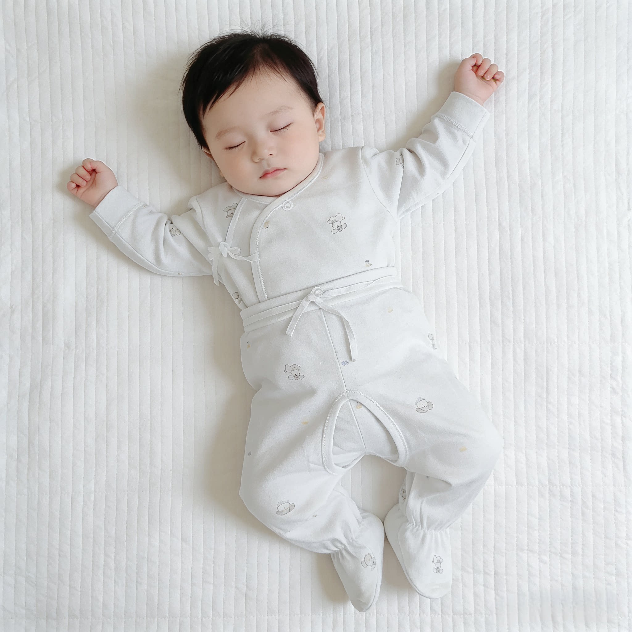 初生宝宝内衣套装纯棉婴儿月子服绑带上衣系带包脚裤子新生儿衣服