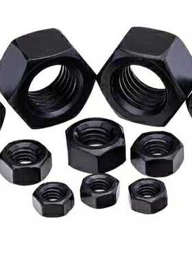 高强度螺母特大六角螺帽发黑螺母M6M8-M30M32M33M100-M200