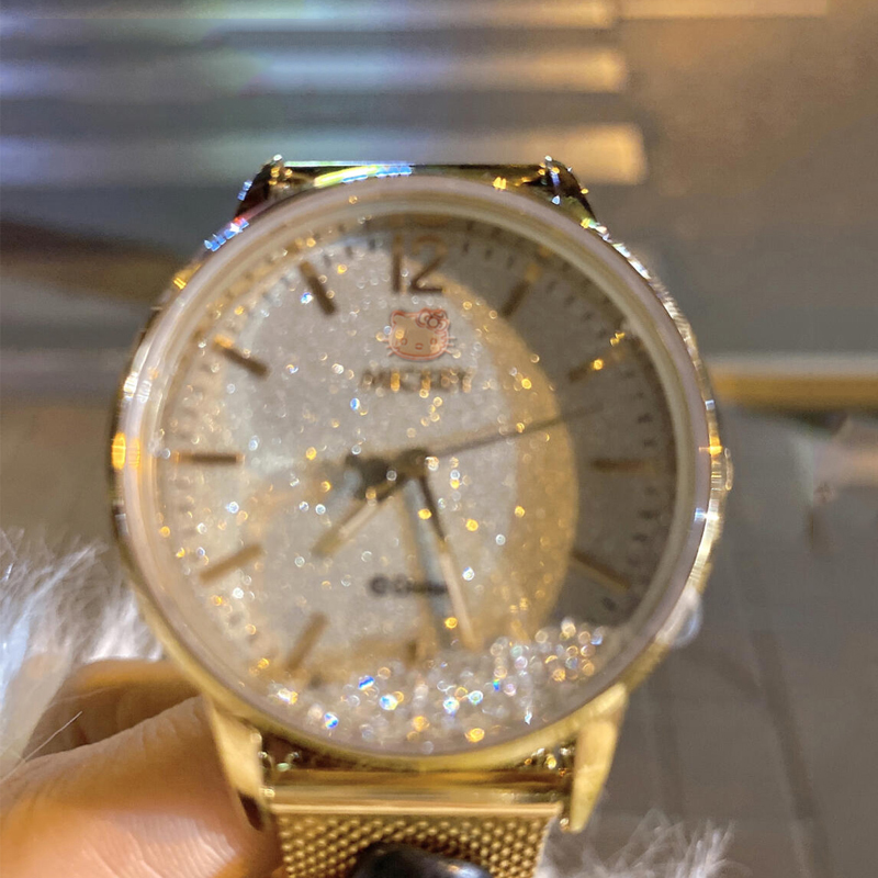 正港ZGOx三丽鸥正品凯蒂猫手表新款女学生轻奢小众七夕礼物送女友