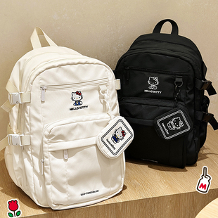 hellokitty三丽鸥书包初中女生双肩包高中学生大容量背包2026新款