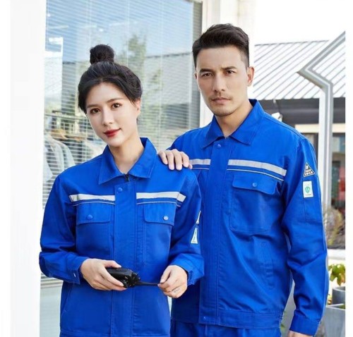 防静电电工工作服印字定制夏季男女春秋长袖石油物业物流燃气耐磨