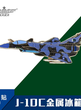 【空天纪元】歼10CE J10CE 巴基斯坦涂装 金属冰箱贴 航展纪念