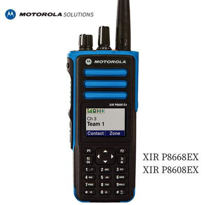 摩托罗拉XiR P8668EX P8608EX数字防爆对讲机T4 手持专业防爆手台