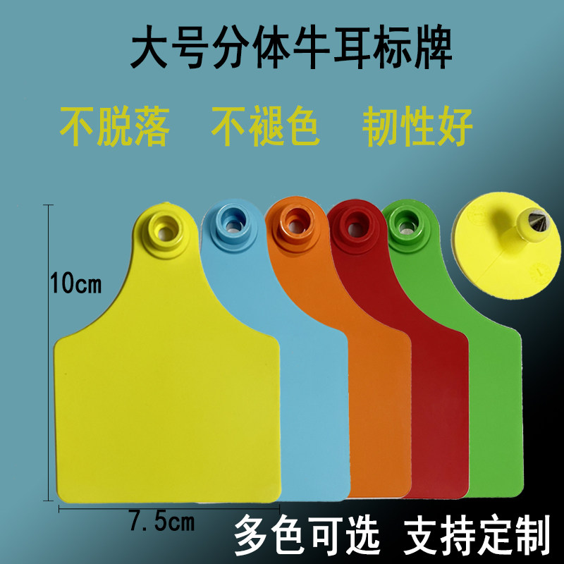 大号牛用耳标牦牛耳牌定制牛耳标号牌带字奶牛耳标号牌母牛耳号牌