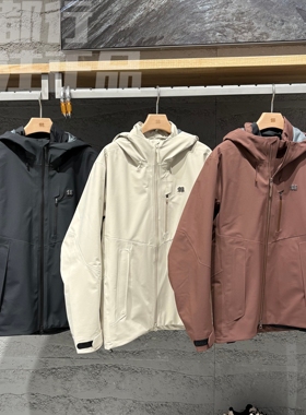 KOLON SPORT可隆25秋冬男款户外防风三合一棉服冲锋衣LHJK5WN085