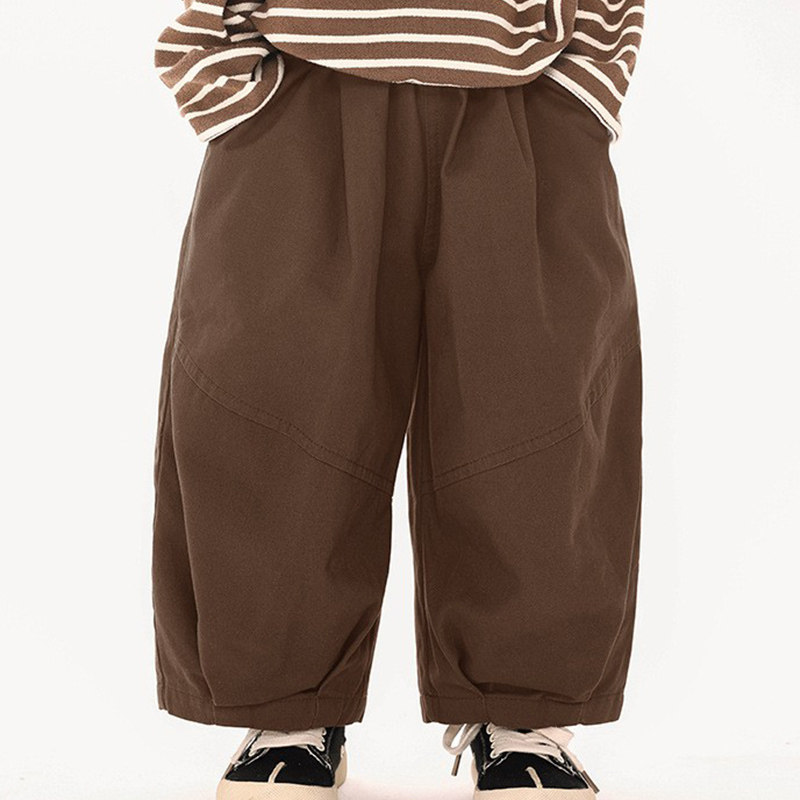 童装男童裤子春装新款2026儿童韩版休闲裤宝宝哈伦裤长裤潮