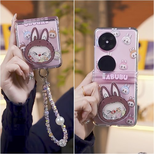 适用于折叠屏华为Purax小米MixFlip2手机壳膜一体荣耀MagicVFlip2摩托罗拉50三星pocket2手绳z7拉布布60Ultra