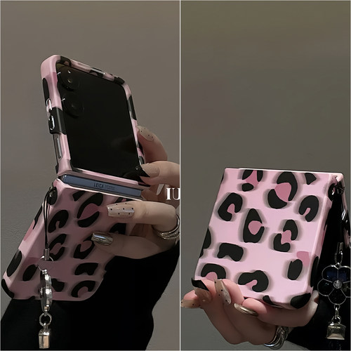 适用折叠屏小米MixFlip2手机壳膜一体荣耀MagicVFlip2摩托罗拉50华为PuraX三星zflip7手链绳Ultra豹纹W26Flip