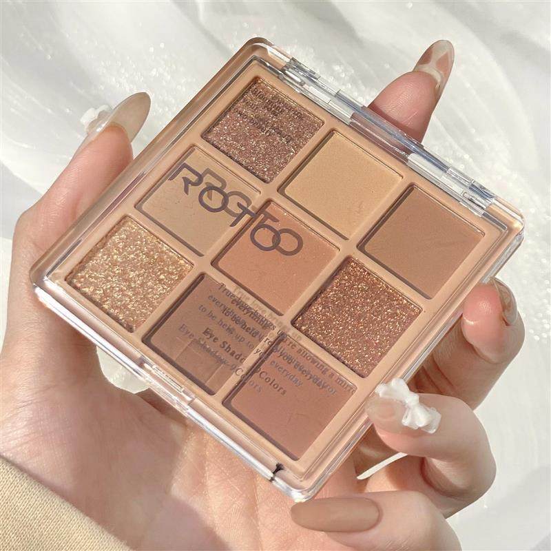 ROTO爆闪雪花九色眼影盘 粉质细腻软糯上妆服帖自然持久不晕染|ruв категории Косметика, тени - от Buy2taobao.com для оказания профессиональной услуги покупки агента Taobao