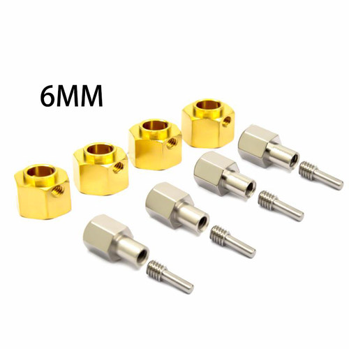 Traxxas攀爬车6/8/9/10/11MM  TRX4  TRX6黄铜配重加长结合器W012