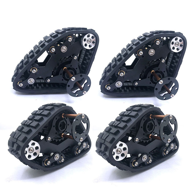 4PCS 1:10攀爬车 Axial SCX10 履带轮胎组 仿真雪地轮胎 一车份