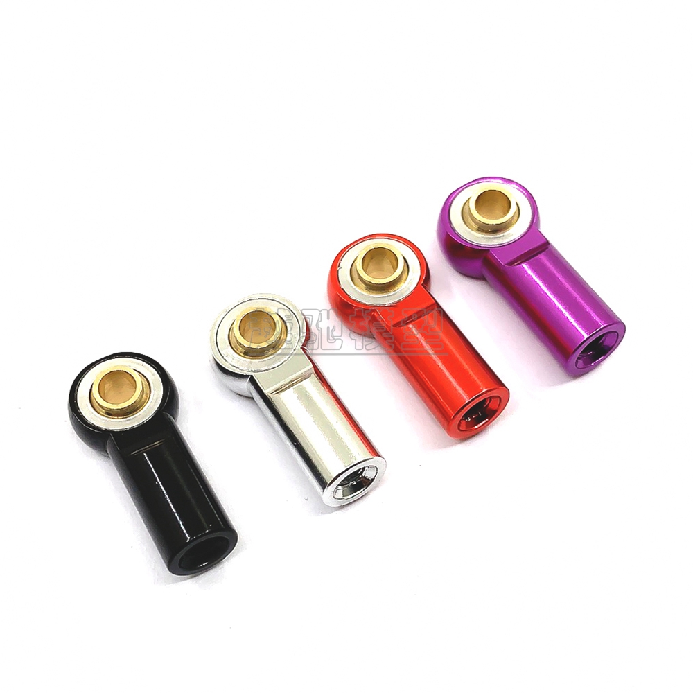 攀爬车M3球头 铝合金M3拉杆球头 长度19mm 鱼眼球头扣 SCX10 D90