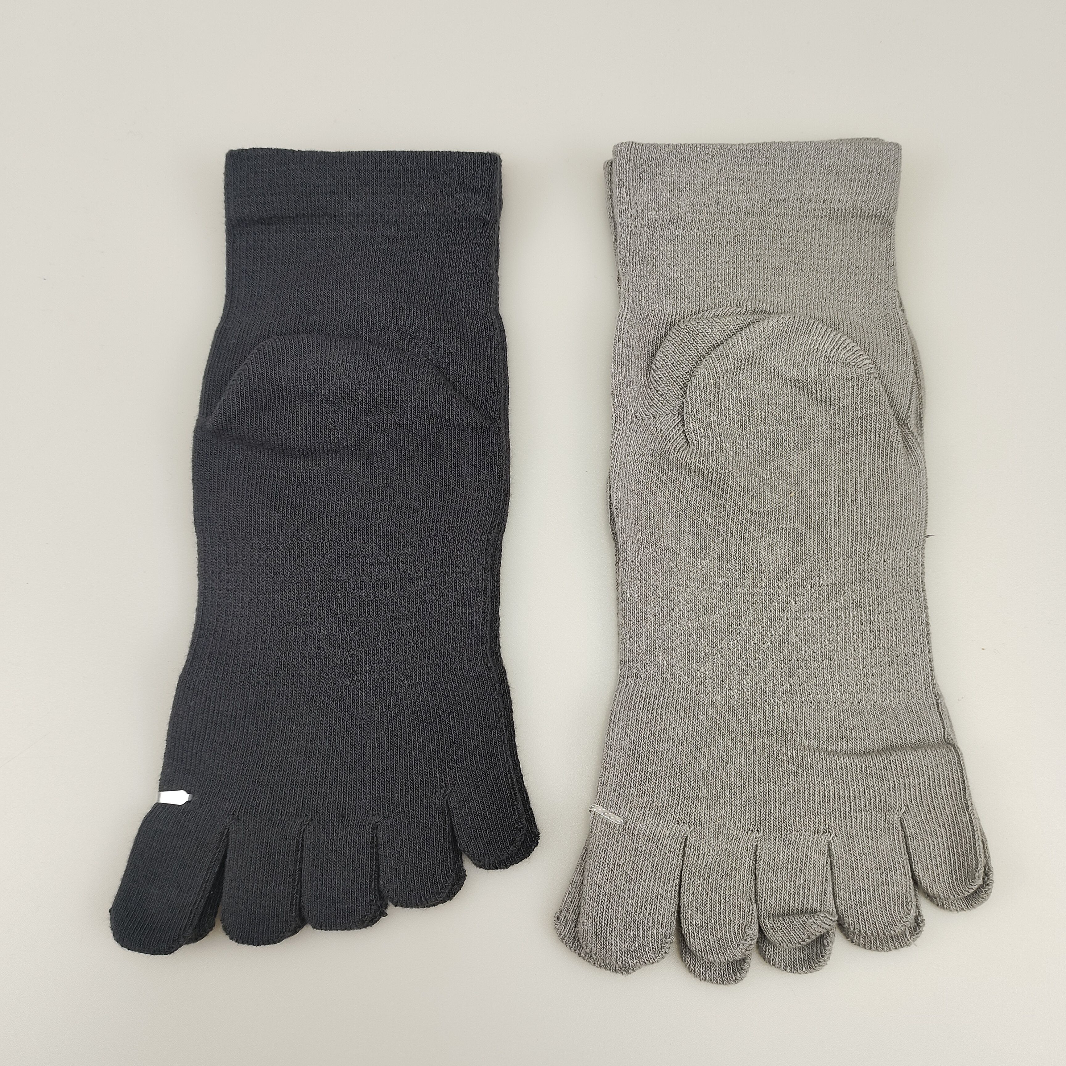 10双薄棉五指袜男中短筒春夏纯棉吸汗透气防臭脚趾袜无接缝分趾袜