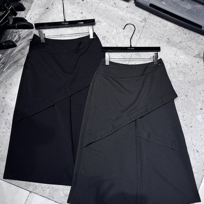 26年春款设计款纯色假两件休闲裤57065