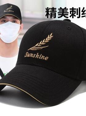 百搭休闲棒球帽潮春夏季户外硬顶