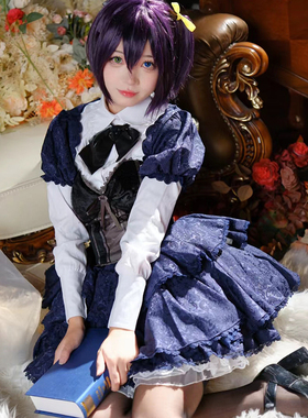 KILIKILI 小鸟游六花cosplay服装中二病也要谈恋爱哥特洋装现货