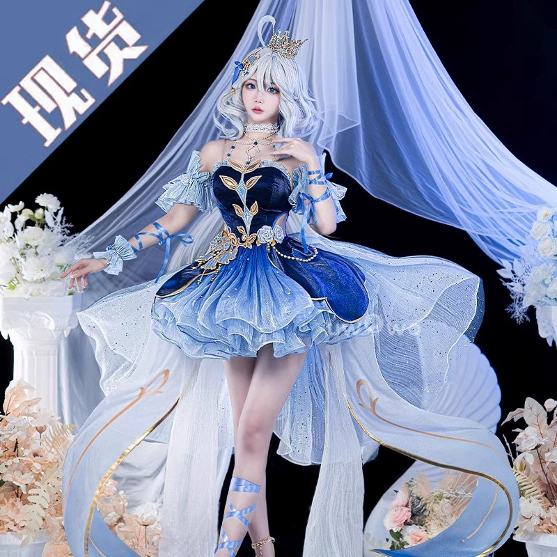 原神枫丹水神芙宁娜cos服