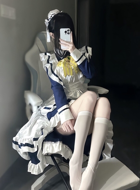 星光咖啡馆与死神之蝶女主四季夏目cos服枣子姐女仆装日系风格