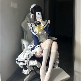 星光咖啡馆与死神之蝶女主四季夏目cos服枣子姐女仆装日系风格