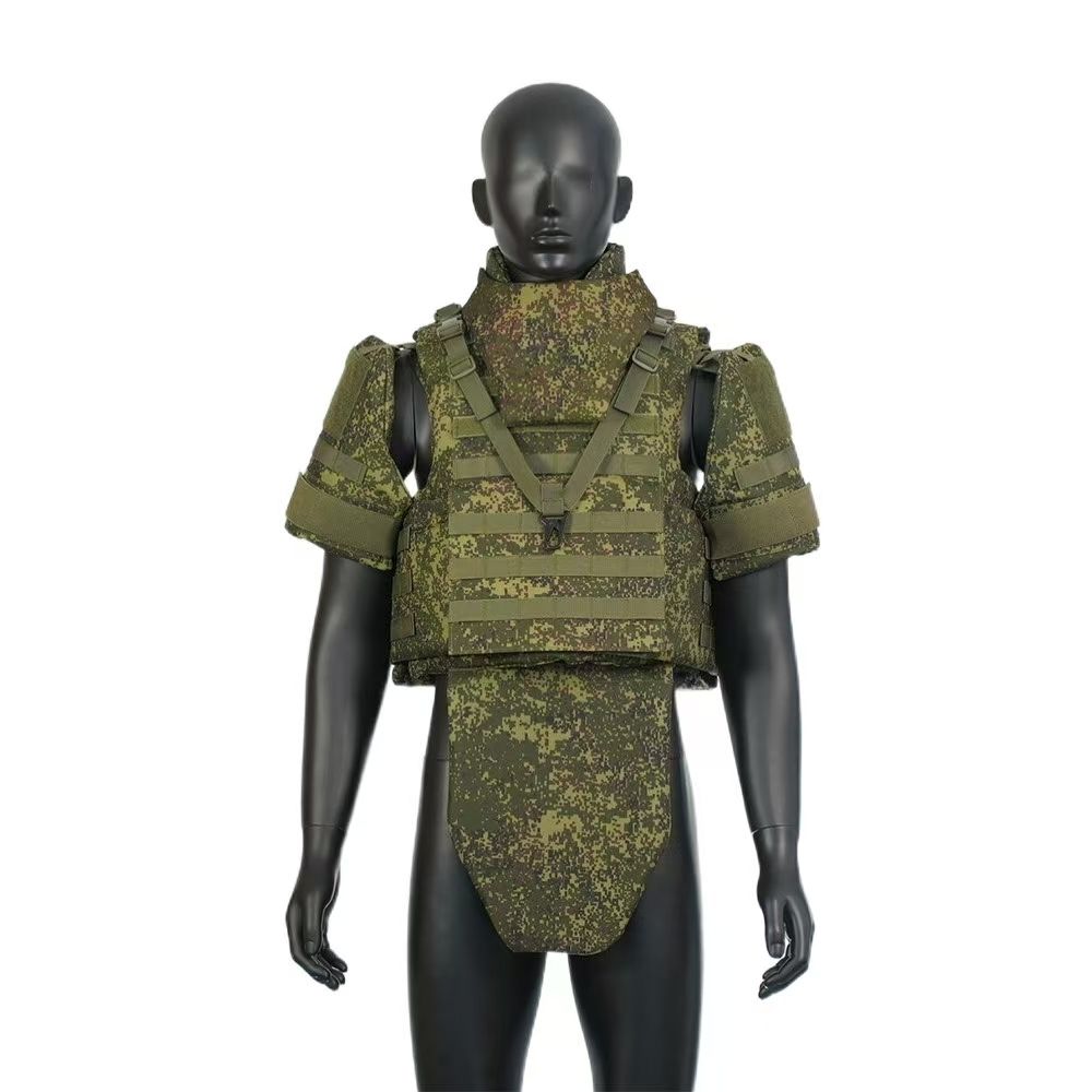 全防护战术背心IIIA级俄罗斯迷彩可拆卸小绿人重型马甲防弹衣套件