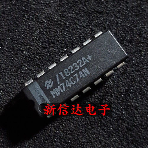 MM74C74N 原码进口IC 自家现货测试好 【直插DIP14】