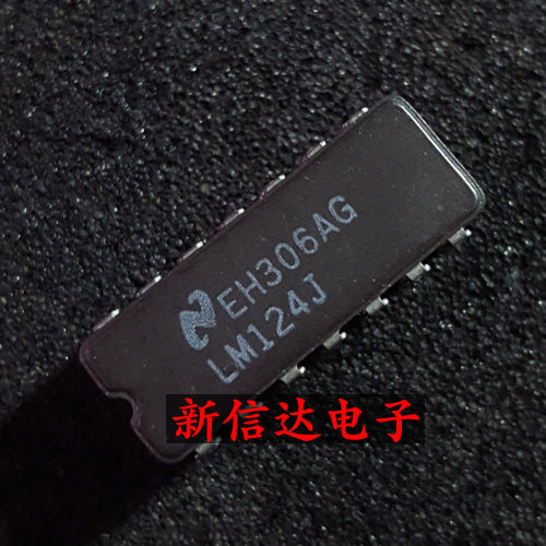 LM124J   原码进口IC  自家现货测试好 【陶瓷CDIP14】