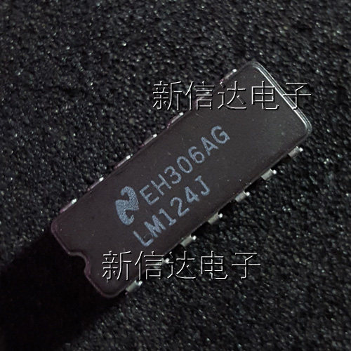 LM124J     原码进口芯片  自家现货测试好 【陶瓷CDIP14】