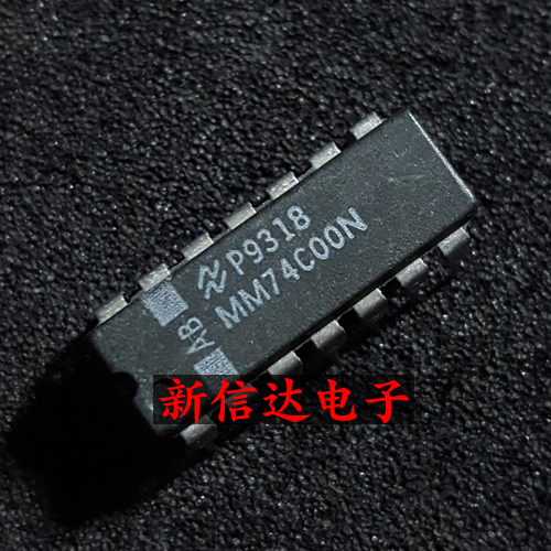 MM74C00N 原码进口IC 自家现货测试好【直插DIP14】