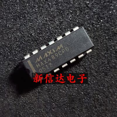 MAX489CPD   原码进口IC  自家现货测试好 【直插DIP14】