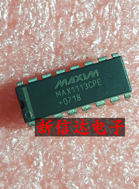 MAX1113CPE    原码进口芯片 现货测试好 【直插DIP16】