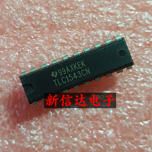 TLC1543CN   原码进口芯片  现货测试好 【直插DIP20】