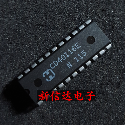 CD40116E   原码进口IC 自家现货测试好【直插DIP22】