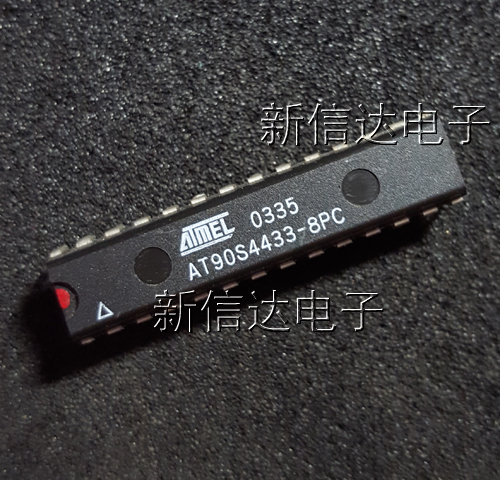 AT90S4433-8PC/PI   原码进口芯片 自家现货测试好【直插DIP28】