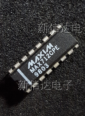 MAX712CPE   原码进口芯片 自家现货测试好 【直插DIP16】
