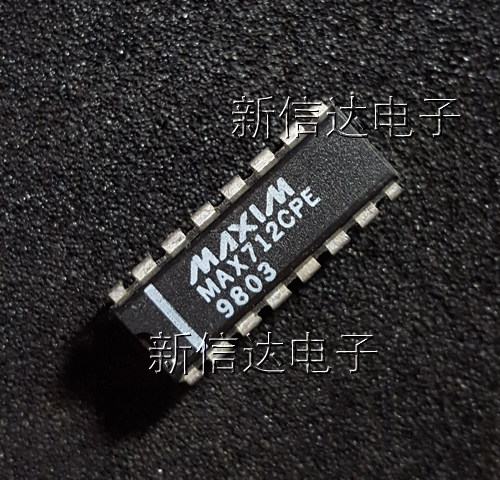 MAX712CPE   原码进口芯片 自家现货测试好 【直插DIP16】