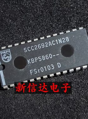 SCC2692AC1N28   原码进口IC 自家现货测试好 【直插DIP28】