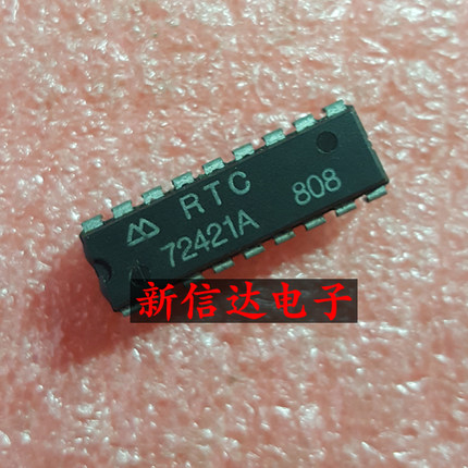 RTC72421A/B    原码进口芯片 现货测试好  【直插DIP18】