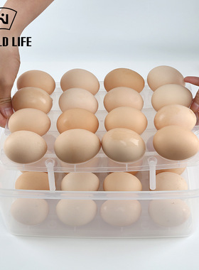 冰箱保鲜大容量加厚收纳32格鸡蛋盒厨房收纳盒 B-778