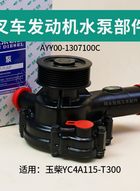 叉车水泵AYY00-1307100C 适用玉柴YC4A115-T300 杭叉5 8T A60 6T