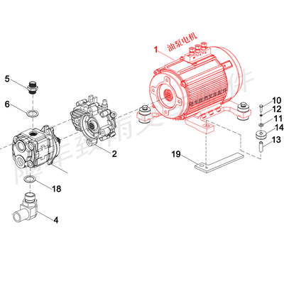 杭锂电叉CPD30-XAJ4-IL CPD20/35 油泵电机XEIPY300-613000-001