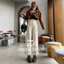 Z11 studio 2024新款牛仔裤女士高腰阔腿显瘦百搭垂感直筒长裤子