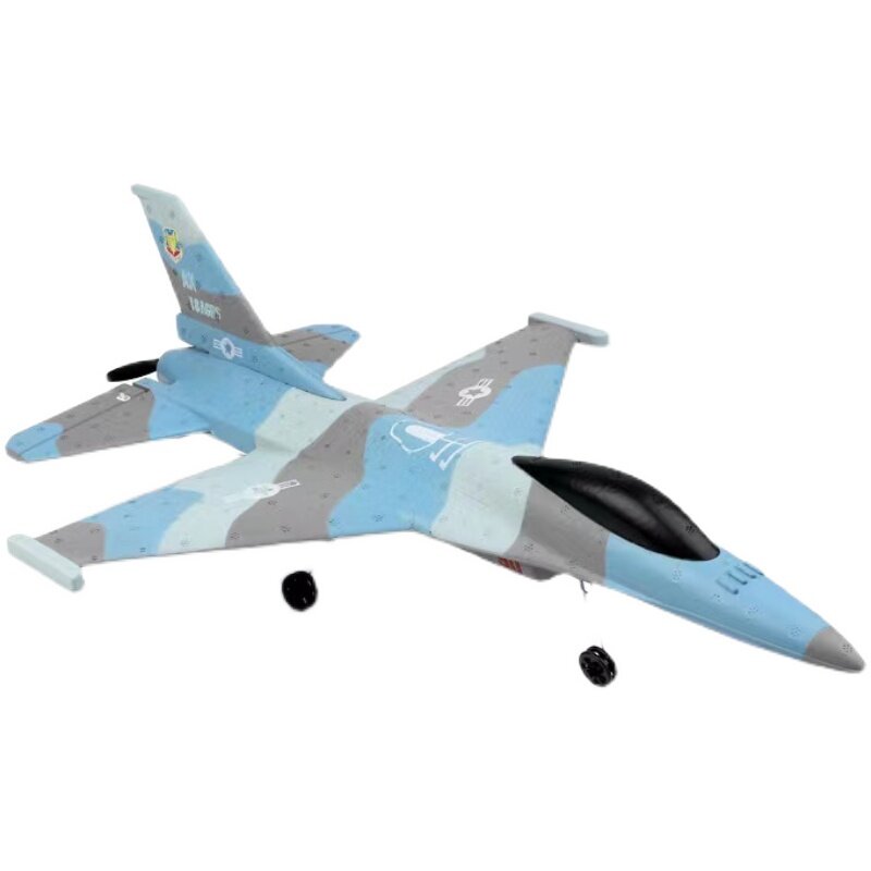 WEILI A290 원격 제어 전투기 F16 실제 항공기 전기 소년 헬리콥터와 같은 고정익 글라이더 항공기 모델