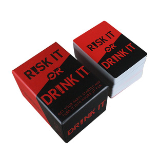 英文版Risk it or Drink it大冒险或者喝酒成人团建聚会欢乐桌游
