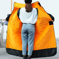 Электрический ветрозащитный утепленный защищающий от холода водонепроницаемый плащ, ветрозащитный чехол