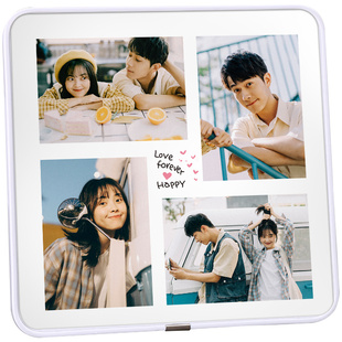 九宫格相框摆台照片定制挂墙创意相册框宝宝多张带打印洗相片