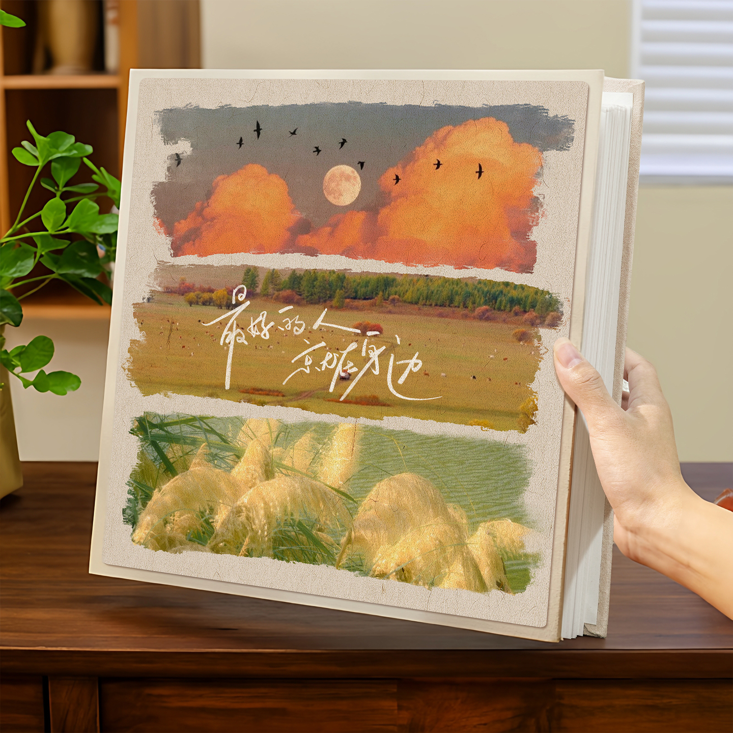 DIY自粘贴式拍立得相片收藏册