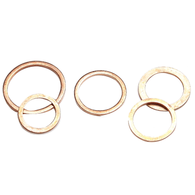 M6M8M10M12M14M16M20紫铜垫圈密封圈铜平垫片DIN7603船用密封垫