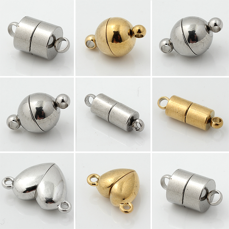 不掉色304钛钢磁扣不锈钢磁吸扣